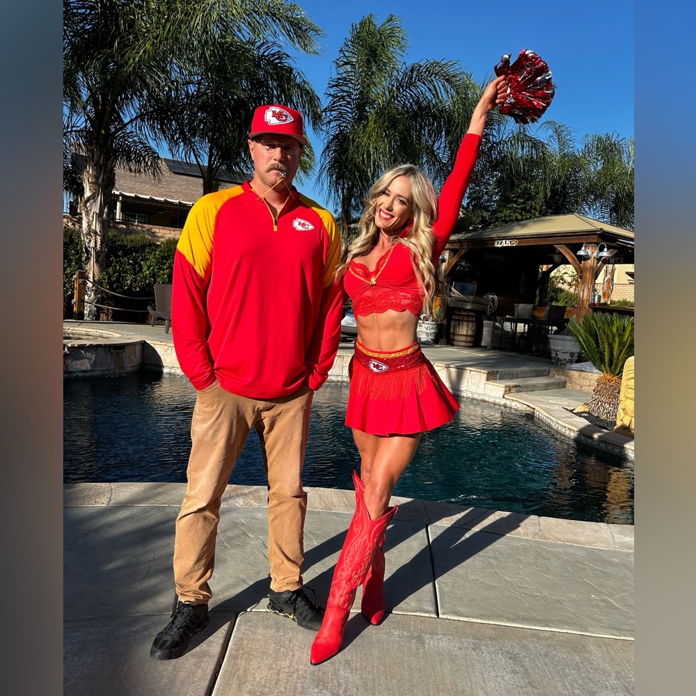 Kanas City Chiefs Cheerleader Costume Gem